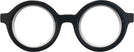 Round Black/white Goo Goo Eyes 947 Progressive No-Lines View #2