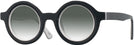 Round Black/white Goo Goo Eyes 947 w/ Gradient Progressive Reading Sunglasses View #1