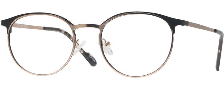 Round Black/gold Goo Goo Eyes 949 Progressive No-Lines View #1