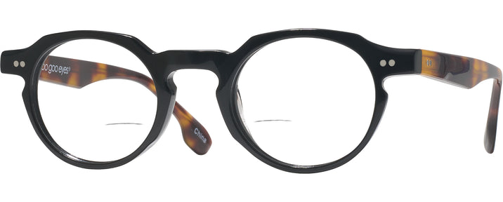 Round Black/tortoise Goo Goo Eyes 952 Bifocal View #1