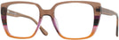 Square,Oversized Brown Color Block Goo Goo Eyes 953 Progressive No-Lines View #1