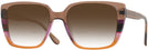 Square,Oversized Brown Color Block Goo Goo Eyes 953 w/ Gradient Bifocal Reading Sunglasses View #1