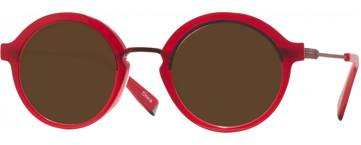 Round Red/orange Goo Goo Eyes 955 Progressive Reading Sunglasses View #1