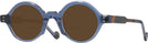 Round Transparent Blue/tortoise Goo Goo Eyes 957 Bifocal Reading Sunglasses View #1