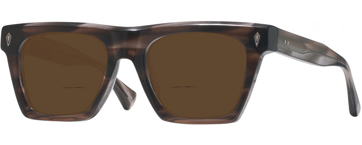 Square Grey Havana Goo Goo Eyes 958 Bifocal Reading Sunglasses View #1