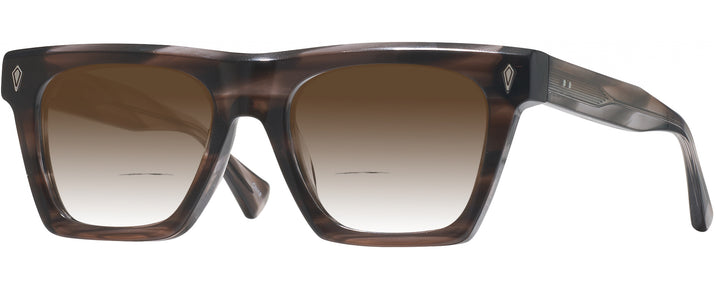 Square Grey Havana Goo Goo Eyes 958 w/ Gradient Bifocal Reading Sunglasses View #1