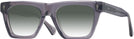 Square Transparent Grey Goo Goo Eyes 958 w/ Gradient Progressive Reading Sunglasses View #1