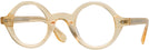 Round Champagne Goo Goo Eyes 959 Single Vision Full Frame View #1