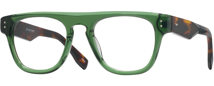 Round Transparent Green/tortoise Goo Goo Eyes 960 Single Vision Full Frame View #1