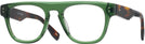 Round Transparent Green/tortoise Goo Goo Eyes 960 Single Vision Full Frame View #1