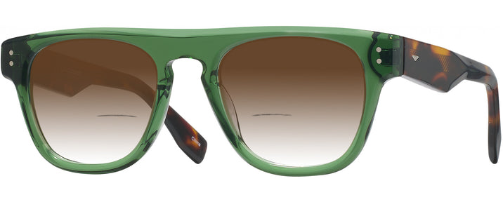 Round Transparent Green/tortoise Goo Goo Eyes 960 w/ Gradient Bifocal Reading Sunglasses View #1