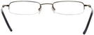 Rectangle Copper Liberty II (Narrow to Average Fit) Single Vision Half Frame View #4