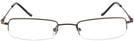 Rectangle Copper Liberty II / L (Wide Fit) Single Vision Half Frame View #2