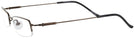 Rectangle Copper Liberty II / L (Wide Fit) Single Vision Half Frame View #3