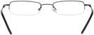 Rectangle Copper Liberty II / L (Wide Fit) Single Vision Half Frame View #4