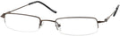 Rectangle Copper Liberty II / L (Wide Fit) Single Vision Half Frame View #1
