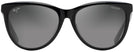 Cat Eye Black Gloss Maui Jim Glory Glory 833 Manchester United View #2
