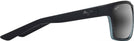 Rectangle Grey Black Stripe/Grey Lens Maui Jim Alenuihaha 839 View #3