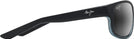 Oval Grey Black Stripe/Grey Lens Maui Jim Kaiwi Channel 840 View #3