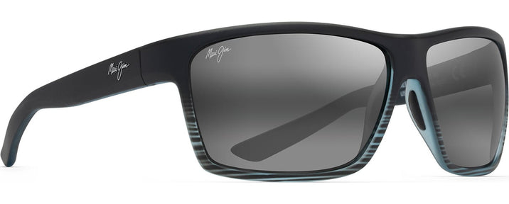 Rectangle Grey Black Stripe/Grey Lens Maui Jim Alenuihaha 839 View #1