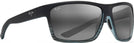 Rectangle Grey Black Stripe/Grey Lens Maui Jim Alenuihaha 839 View #1