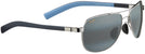 Aviator Silver w/ Blue/Grey Lens Maui Jim Guardrails 327 View #1