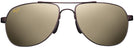 Aviator Metallic Gloss Copper/Bronze lens Maui Jim Guardrails 327 View #2