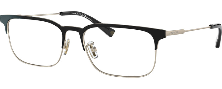 Rectangle Matte Light Gold/matte Black Coach 5121 Computer Style Progressive View #1