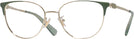 Cat Eye,Square Shiny Light Gold/mint Coach 5148 Progressive No-Lines View #1