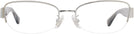 Rectangle Shiny Silver Coach 5168 Single Vision Full Frame View #2