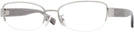 Rectangle Shiny Silver Coach 5168 Single Vision Full Frame View #1