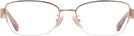 Rectangle Shiny Rose Gold Coach 5168 Progressive No-Lines View #2