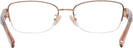 Rectangle Shiny Rose Gold Coach 5168 Progressive No-Lines View #4