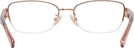 Rectangle Shiny Rose Gold Coach 5168 Progressive No-Lines View #4