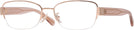 Rectangle Shiny Rose Gold Coach 5168 Progressive No-Lines View #1