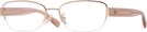 Rectangle Shiny Rose Gold Coach 5168 Progressive No-Lines View #1