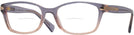 Square SHIMMER VIOLET PEACH GRADIENT Coach 6065 Bifocal View #1
