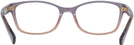 Square SHIMMER VIOLET PEACH GRADIENT Coach 6065 Single Vision Full Frame View #4