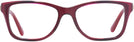 Rectangle Burgundy Laminate Coach 6129 Single Vision Full Frame View #2