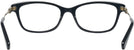 Square Black Coach 6163 Petite Single Vision Full Frame View #4