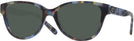 Rectangle Blue Tortoise Coach 6153 Progressive Reading Sunglasses View #1