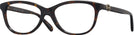 Square Dark Tortoise Coach 6155 Bifocal View #1