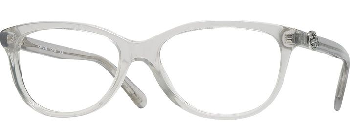 Square TRANSPARENT GREY Coach 6155 Single Vision Full Frame View #1