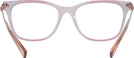 Square,Cat Eye Gradient Transparent Violet Coach 6176 Single Vision Full Frame View #4