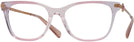 Square,Cat Eye Gradient Transparent Violet Coach 6176 Single Vision Full Frame View #1