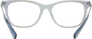 Square,Cat Eye Gradient Transparent Blue Coach 6176 Single Vision Full Frame View #4