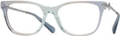 Square,Cat Eye Gradient Transparent Blue Coach 6176 Single Vision Full Frame View #1