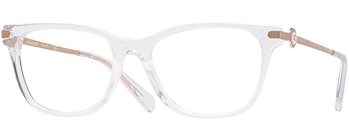 Square,Cat Eye Clear Coach 6176 Single Vision Full Frame View #1