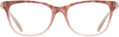 Square,Cat Eye Peach Tortoise Gradient Coach 6176 Single Vision Full Frame View #2