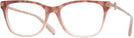 Square,Cat Eye Peach Tortoise Gradient Coach 6176 Single Vision Full Frame View #1